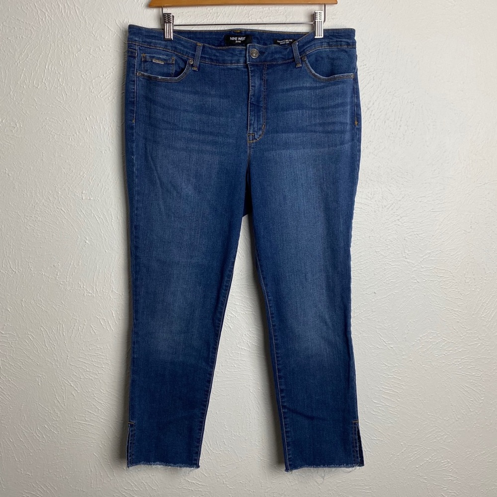 Nine West High Rise Skinny Cigarette Capris 16P